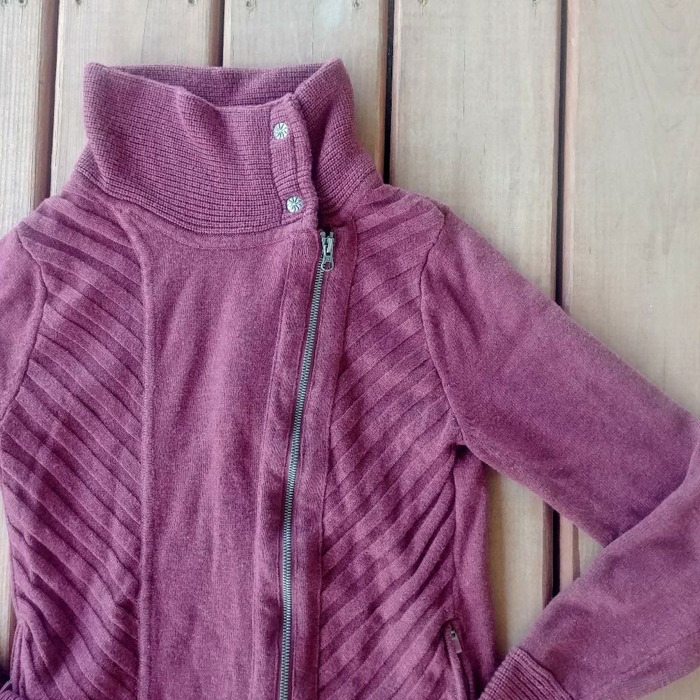 Athleta Athleisure Mission Moto Assassin's Sweater